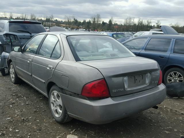 3N1CB51D84L822823 - 2004 NISSAN SENTRA 1.8 GRAY photo 3