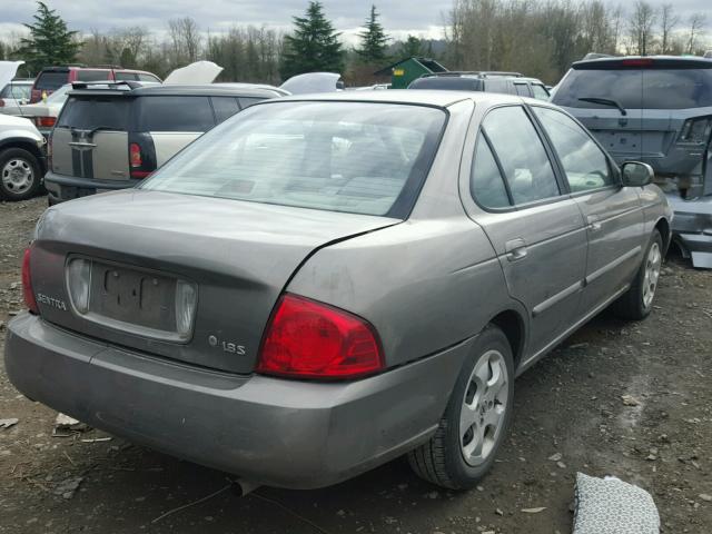 3N1CB51D84L822823 - 2004 NISSAN SENTRA 1.8 GRAY photo 4