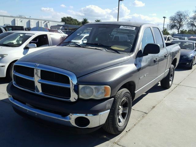 3D7HA18N82G164588 - 2002 DODGE RAM 1500 GRAY photo 2