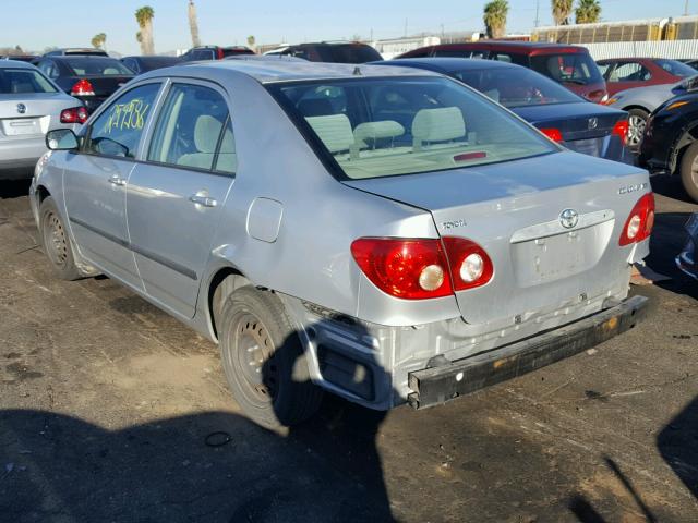 JTDBR32E260083254 - 2006 TOYOTA COROLLA CE SILVER photo 3