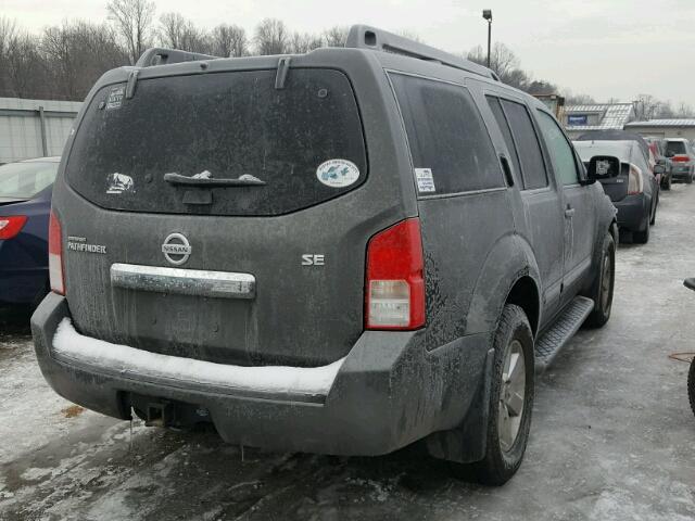 5N1AR18B09C606590 - 2009 NISSAN PATHFINDER GRAY photo 4