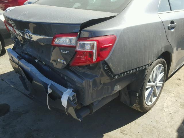 4T1BD1FK0CU002805 - 2012 TOYOTA CAMRY HYBR GRAY photo 9