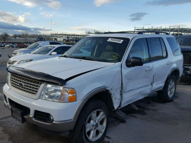 1FMDU74W24UB24536 - 2004 FORD EXPLORER E WHITE photo 2