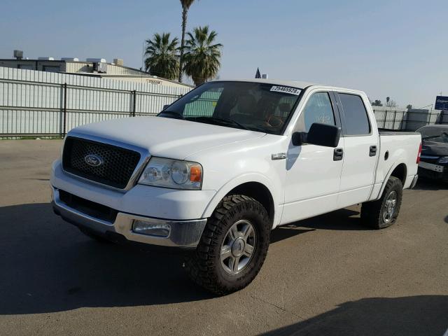 1FTPW12594KD35537 - 2004 FORD F150 SUPER WHITE photo 2