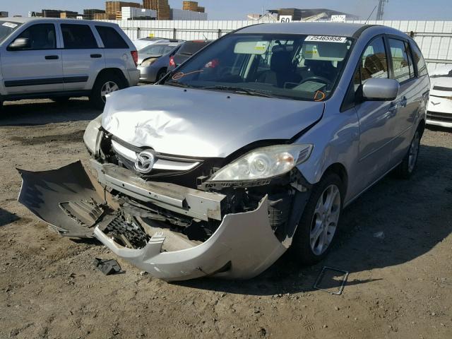 JM1CR29L690339290 - 2009 MAZDA 5 SILVER photo 2