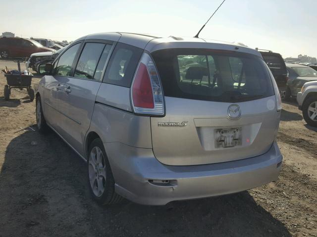 JM1CR29L690339290 - 2009 MAZDA 5 SILVER photo 3