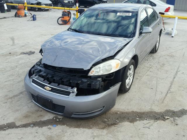 2G1WT58K769332013 - 2006 CHEVROLET IMPALA LT GRAY photo 2