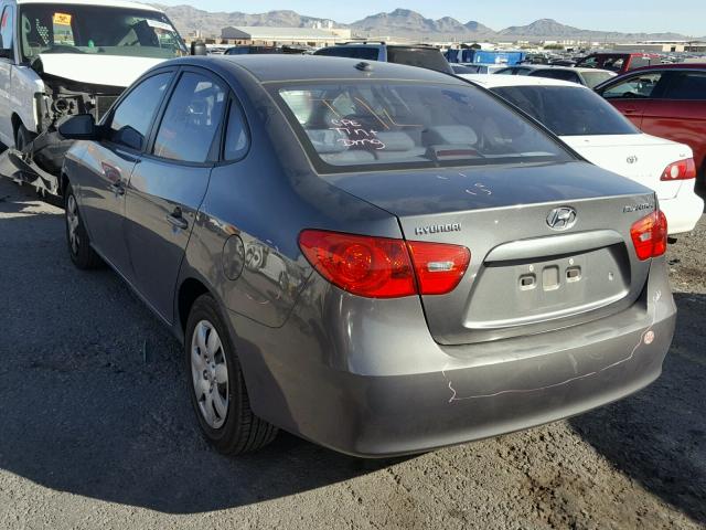 KMHDU46D38U538490 - 2008 HYUNDAI ELANTRA GL GRAY photo 3