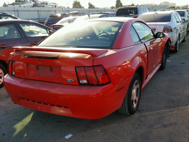 1FAFP4045YF273207 - 2000 FORD MUSTANG RED photo 4