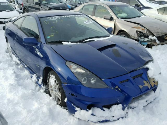 JTDDR32T610074587 - 2001 TOYOTA CELICA GT BLUE photo 1