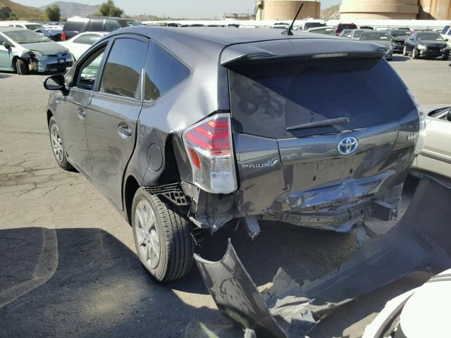 JTDZN3EUXGJ047420 - 2016 TOYOTA PRIUS V GRAY photo 3