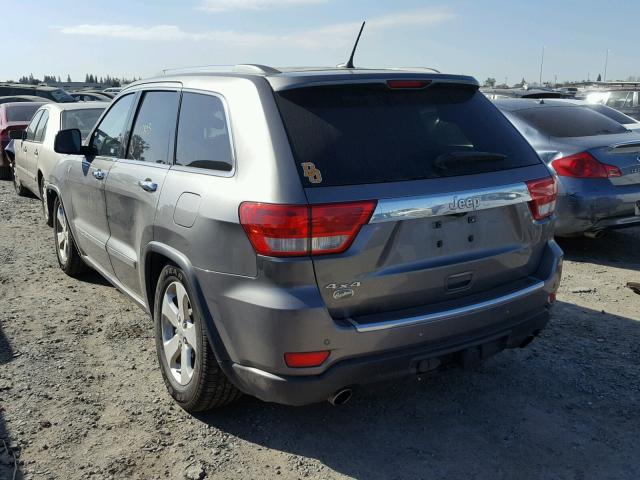 1J4RR6GT5BC632911 - 2011 JEEP GRAND CHER GRAY photo 3