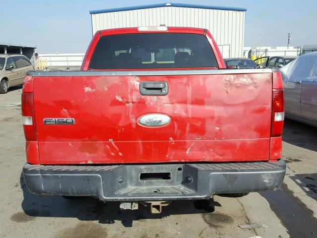 1FTPW12528KC20610 - 2008 FORD F150 SUPER RED photo 9