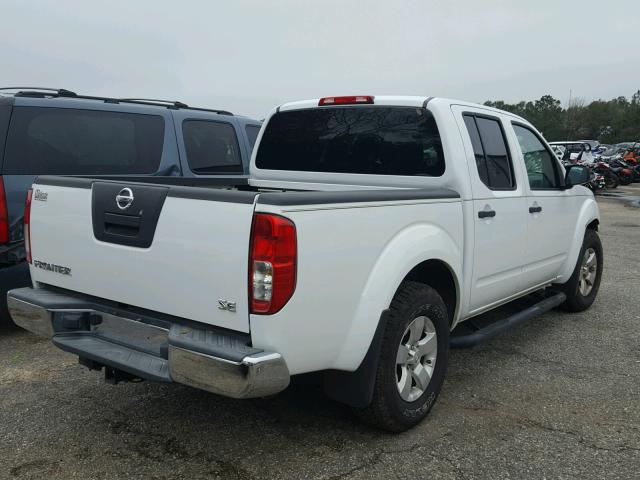 1N6AD0ER6AC410265 - 2010 NISSAN FRONTIER C WHITE photo 4