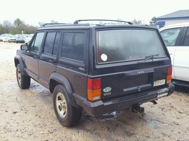 1J4FJ68S5TL186986 - 1996 JEEP CHEROKEE S BLACK photo 3