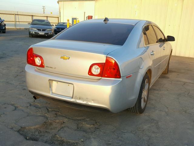 1G1ZD5EU0CF356348 - 2012 CHEVROLET MALIBU 2LT SILVER photo 4