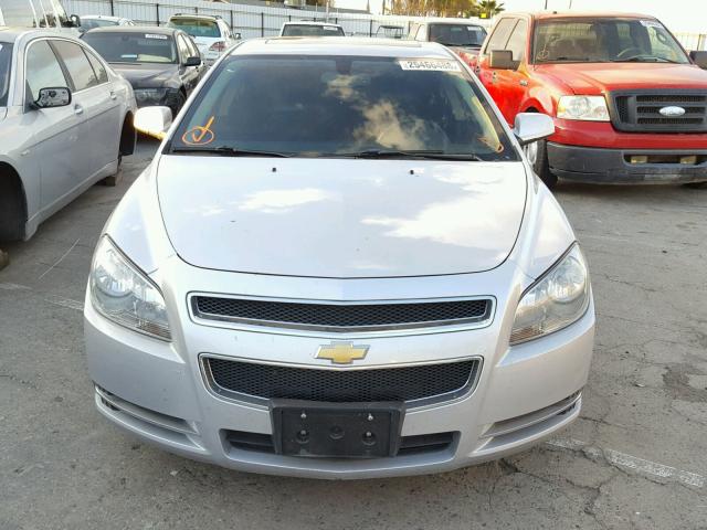 1G1ZD5EU0CF356348 - 2012 CHEVROLET MALIBU 2LT SILVER photo 9