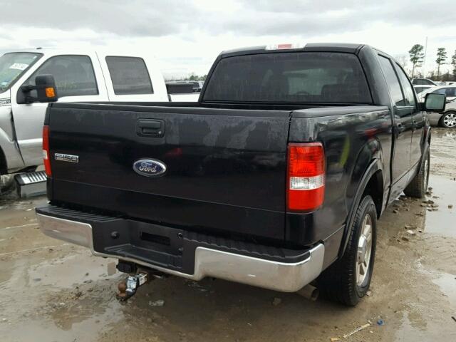 1FTPW12V18FA52550 - 2008 FORD F150 SUPER BLACK photo 4