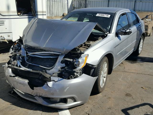 1C3CCBBB4DN636268 - 2013 CHRYSLER 200 TOURIN GRAY photo 2