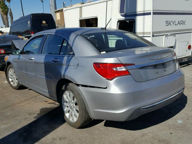 1C3CCBBB4DN636268 - 2013 CHRYSLER 200 TOURIN GRAY photo 3