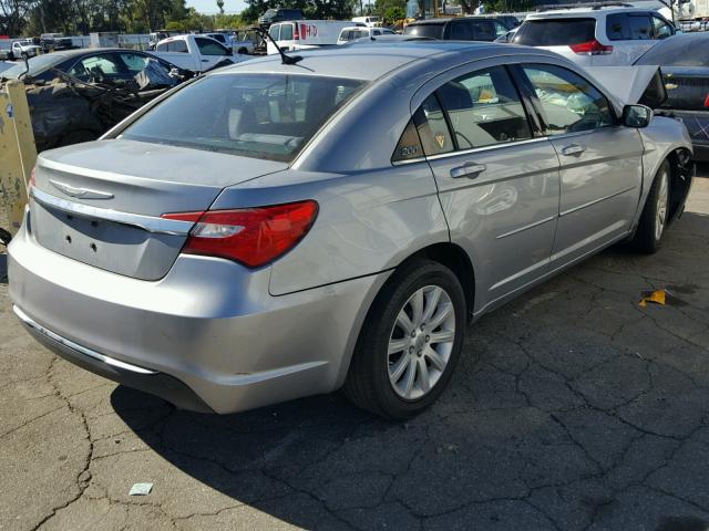 1C3CCBBB4DN636268 - 2013 CHRYSLER 200 TOURIN GRAY photo 4