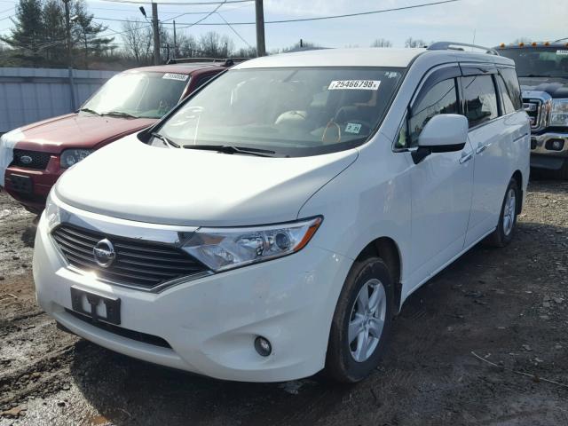 JN8AE2KP9F9124059 - 2015 NISSAN QUEST S WHITE photo 2