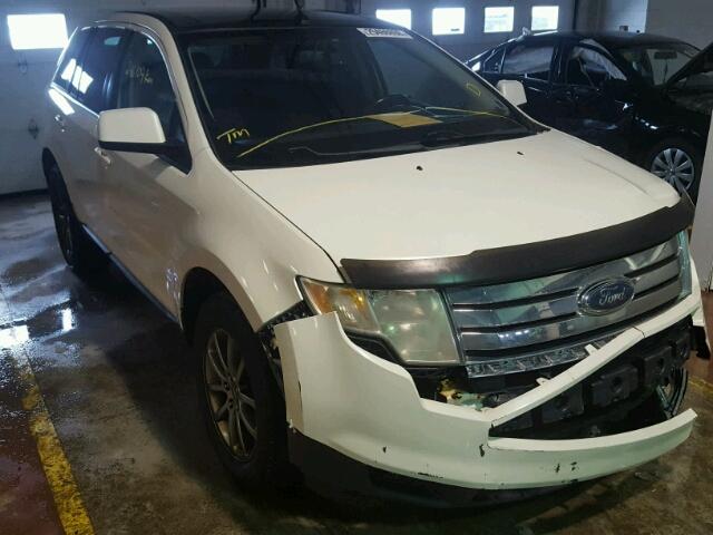 2FMDK38C28BA04150 - 2008 FORD EDGE SEL WHITE photo 1