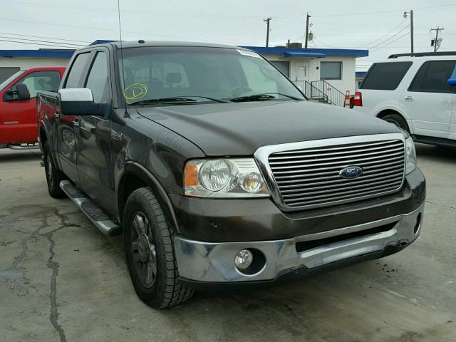 1FTPW12V28FA53240 - 2008 FORD F150 SUPER GRAY photo 1