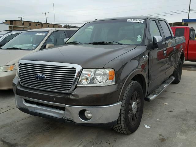 1FTPW12V28FA53240 - 2008 FORD F150 SUPER GRAY photo 2