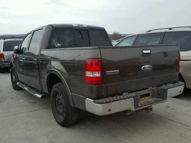 1FTPW12V28FA53240 - 2008 FORD F150 SUPER GRAY photo 3