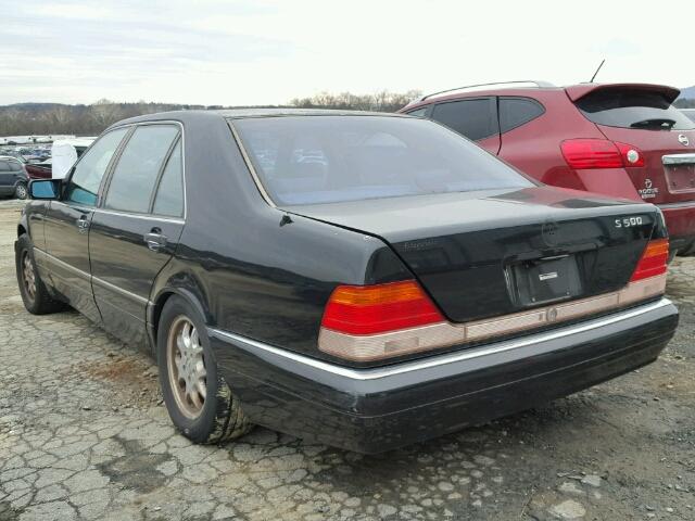 WDBGA51E9SA249377 - 1995 MERCEDES-BENZ S 500 BLACK photo 3