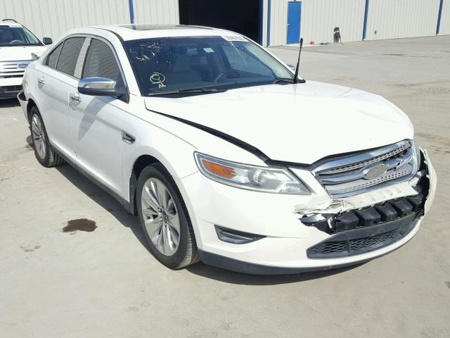 1FAHP2FW6AG142227 - 2010 FORD TAURUS LIM WHITE photo 1