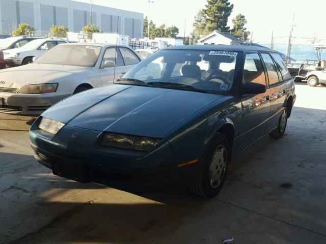 1G8ZH8599RZ187909 - 1994 SATURN SW1 TEAL photo 2