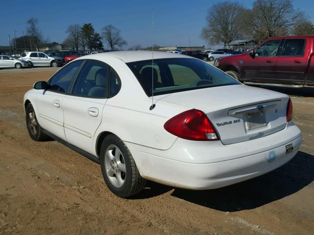 1FAFP55U41A232486 - 2001 FORD TAURUS SES WHITE photo 3