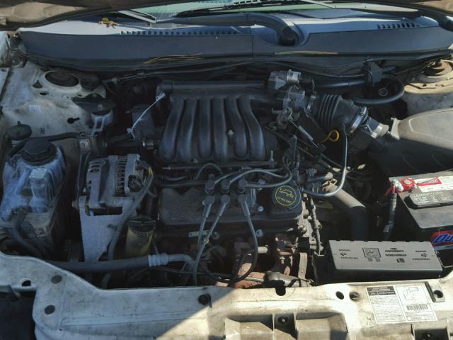 1FAFP55U41A232486 - 2001 FORD TAURUS SES WHITE photo 7