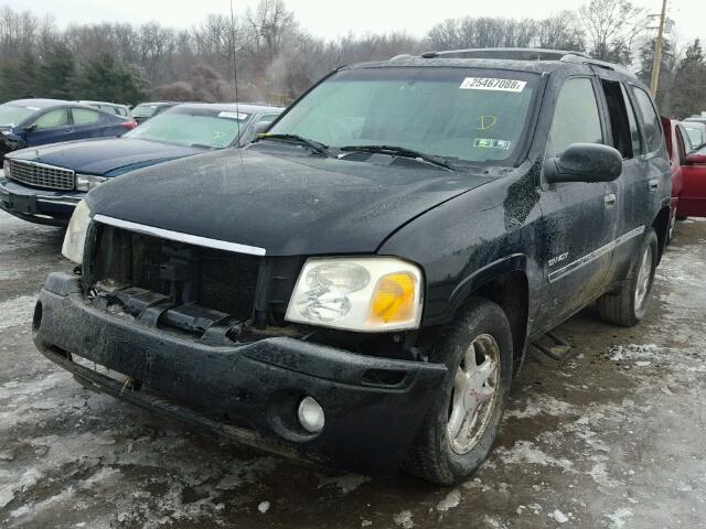 1GKDT13S562109437 - 2006 GMC ENVOY BLACK photo 2