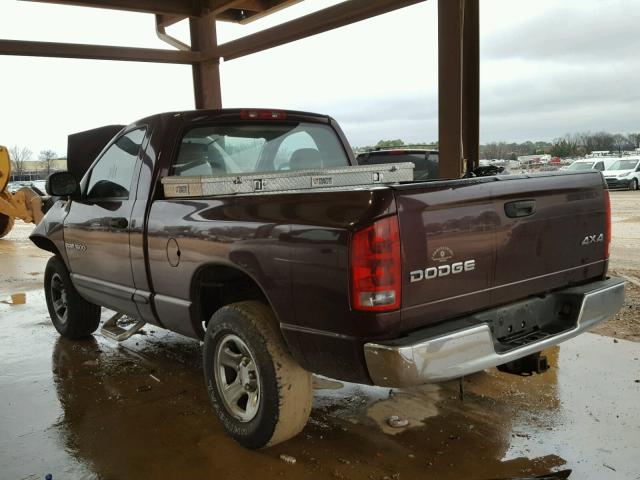 1D7HU16D34J167594 - 2004 DODGE RAM 1500 S PURPLE photo 3