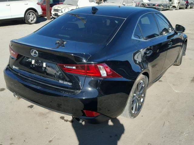 JTHBF1D27F5059291 - 2015 LEXUS IS 250 BLACK photo 4