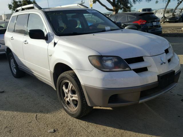 JA4LX31G13U077795 - 2003 MITSUBISHI OUTLANDER WHITE photo 1