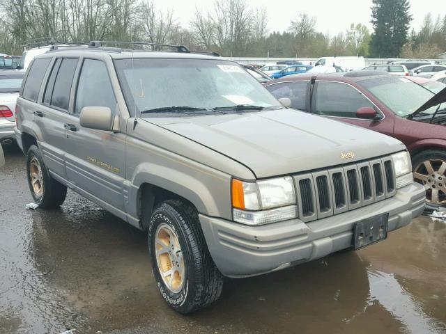 1J4GZ78Y1TC160988 - 1996 JEEP GRAND CHER TAN photo 1