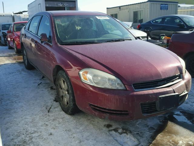 2G1WT58K969136381 - 2006 CHEVROLET IMPALA LT RED photo 1