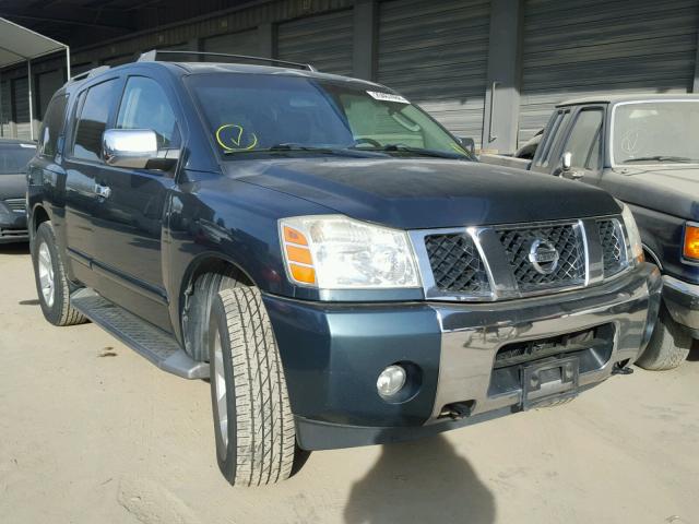 5N1AA08B84N735465 - 2004 NISSAN ARMADA SE BLUE photo 1