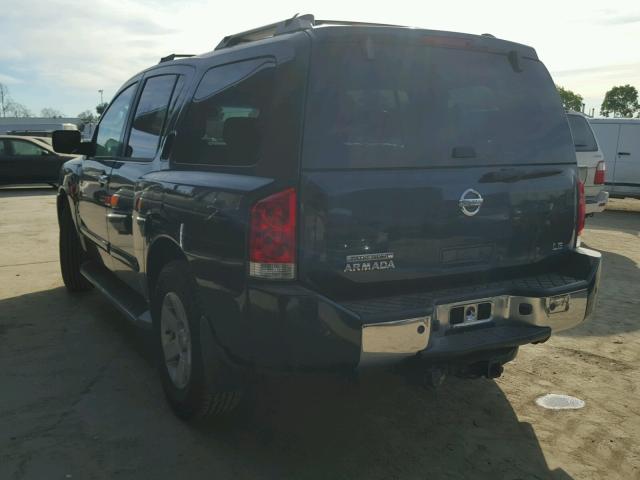 5N1AA08B84N735465 - 2004 NISSAN ARMADA SE BLUE photo 3