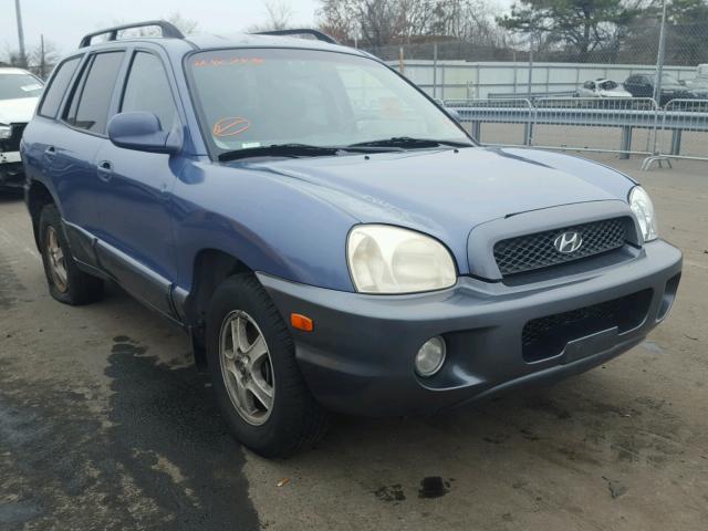 KM8SC13D03U366764 - 2003 HYUNDAI SANTA FE G BLUE photo 1