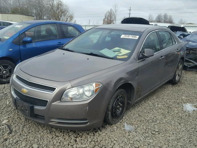 1G1ZC5EB7AF255127 - 2010 CHEVROLET MALIBU 1LT 灰色 照片 2