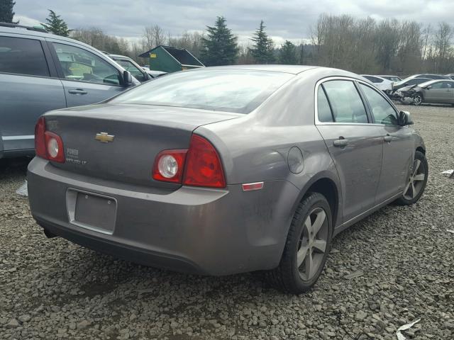 1G1ZC5EB7AF255127 - 2010 CHEVROLET MALIBU 1LT GRAY photo 4