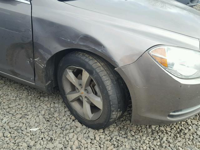 1G1ZC5EB7AF255127 - 2010 CHEVROLET MALIBU 1LT 灰色 照片 9