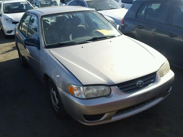 1NXBR12E22Z643776 - 2002 TOYOTA COROLLA CE TAN photo 1