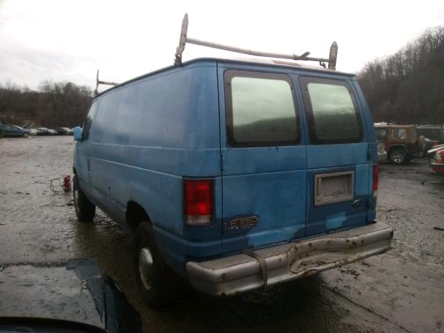 1FTSE34L21HB13158 - 2001 FORD ECONOLINE BLUE photo 3