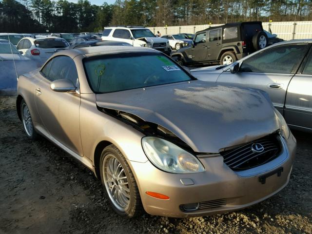 JTHFN48Y820027316 - 2002 LEXUS SC 430 GOLD photo 1